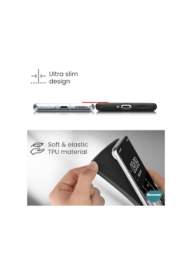 Microsonic Matte Silicone Xiaomi Mi 12T Pro Kılıf Siyah