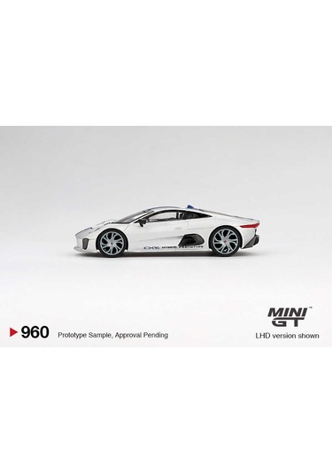 Mini Gt 1/64 960 Jaguar C-x75 Silver