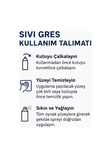 Süper Yağlayıcı Sıvı Gres 500ml