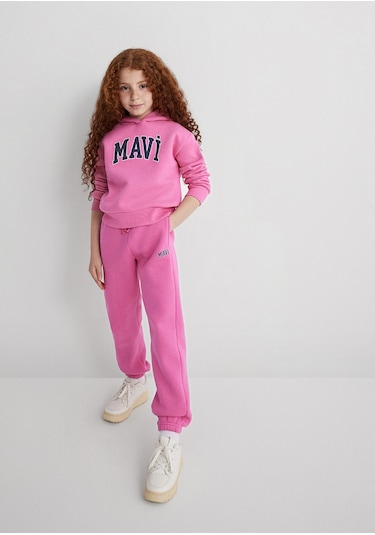 Mavi - Mavi Logo Baskılı Pembe Sweatshirt 7610035-70982 Pembe