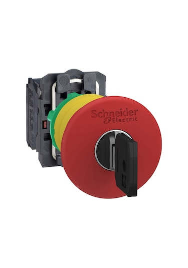 Schneider XB5AS9442 Acil durdurma, kapatma butonu 1NK Ø40