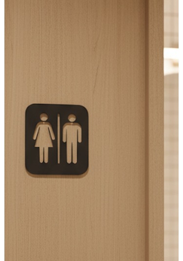 Wc Tabelası, Tuvalet Levhası, Kadın Erkek Tabela, Yönlendirme Levhaları 57