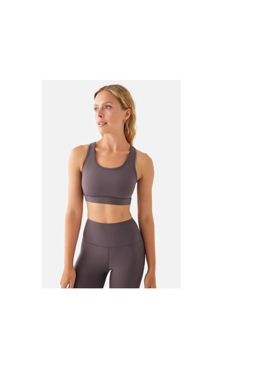 Markahit Superstacy Anna Orta Destekli Spor Bra Ss3801 Mürdüm