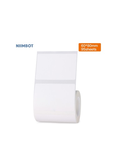 Moveevo Beyaz Isı Hassas Etiket Kağıdı 60x80x95 - Dayanıklı, Suya/yağa Dayanıklı, Mürekkepsiz Yazdırma, Otomatik Yapışkan - Ev/ofis/market Kullanıma Uygun 1 Rulo