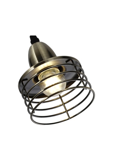 Endüstriyel Retro Plafonyer Stil Sarkıt Tavan Lambası Taban Soket Çok Renkli