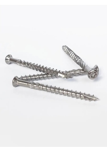 Schafer+peters Gmbh Paslanmaz Çelik 5x80 Mm Teras Vidaları, 100 Adet. 154143609 Diğer