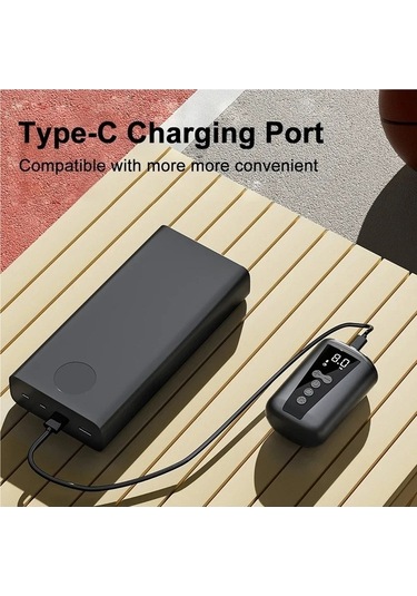 Xianwen Jialan Dijital Top Hava Pompası İle Led Işık Kablosuz