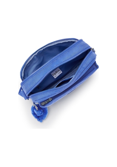 Kıplıng Abanu M Orta Boy Omuz Çantası Mavi Havana Blue Mavi