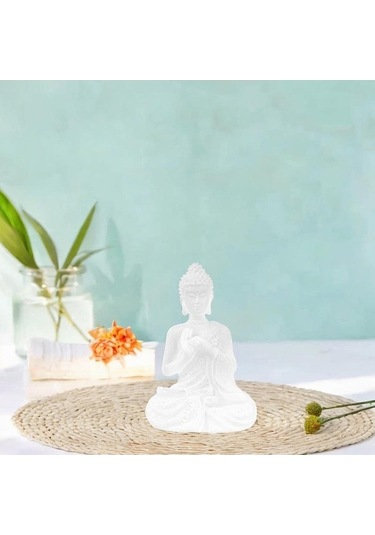 Opulentliving Reçine Buda Heykeli, Zen Feng Shui, Ev Dekorasyonu, Meditasyon, Yoga Stüdyosu, Hediye Stil B