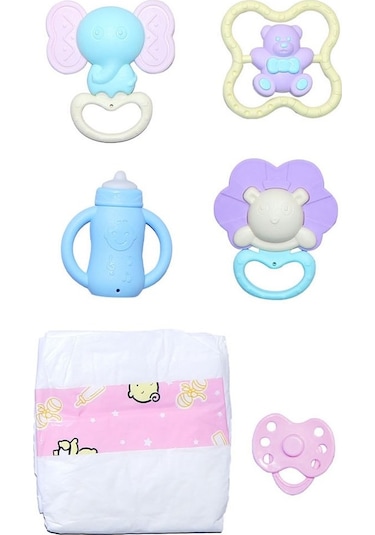 Kutulu 43 Cm Aksesuarlı Gerçekçi Bebek Et Bebek Pembe