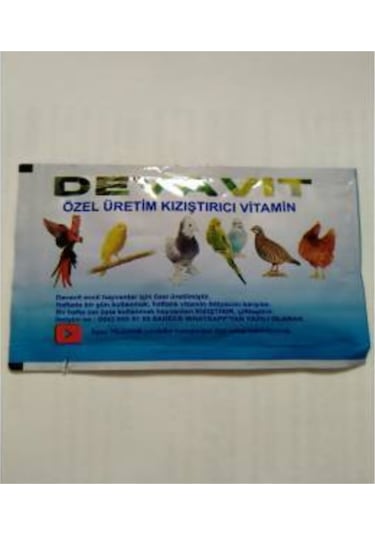 20gr. Kızıştırıcı Vitamin Ilyas Yıldırım Yerli Üretim. Tüm Hayvan