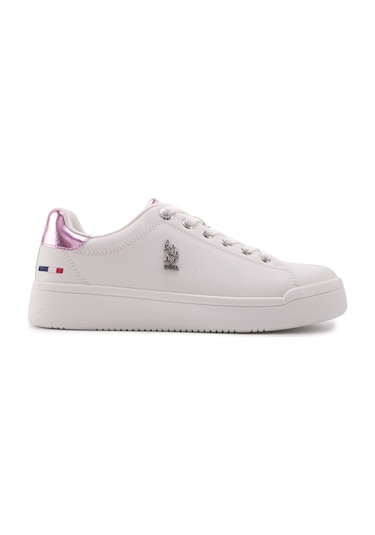 U.S. Polo Assn. Pelo 5FX Kadın Sneaker - Beyaz - Pembe