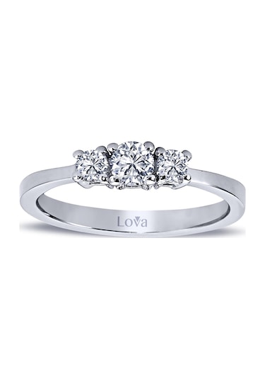 Lova 0,35 Karat Pırlanta Tria Yüzük - 1030131