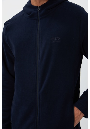 Tommy Life Connell Lacivert Rahat Kalıp Polar Erkek Sweatshirt - 88313 Lacivert