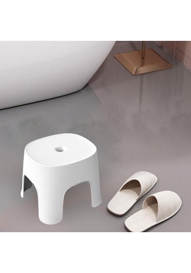 Suntek Banyo Taburesi Masa Oturma Odası Ofis Beyaz Için Sağlam