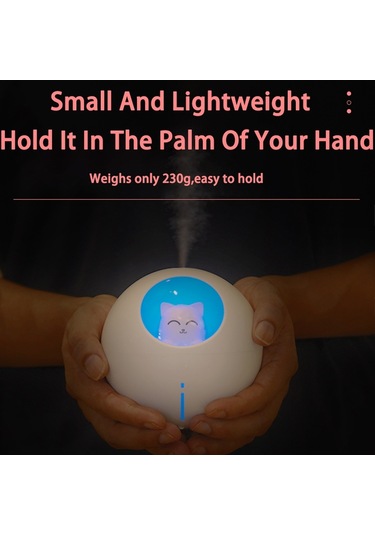 Wt-tx5 Usb Direct Insert Versiyonu Nemlendirici Mini Planet Cat Masaüstü Arıtma Cihazı Beyaz