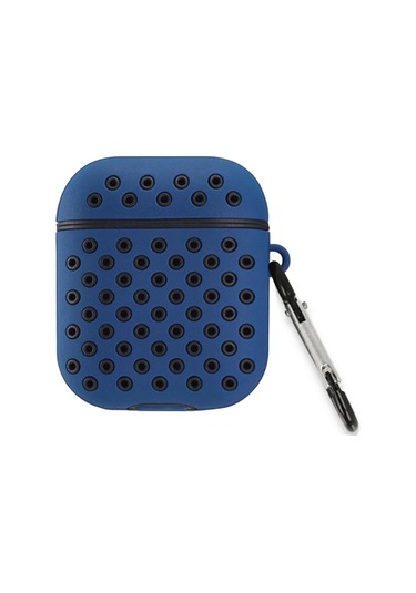Airpods 2 2.nesil Spor Delikli Kılıf - Lacivert-siyah Asorti