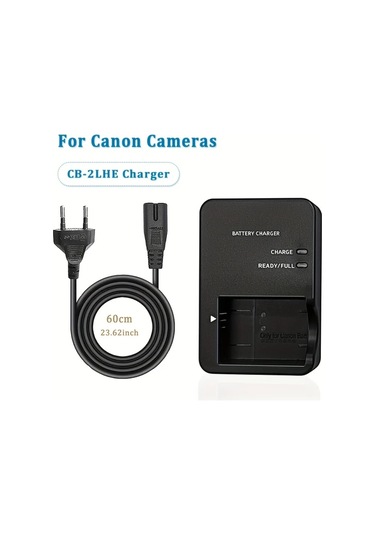 Xuweiwei Edekoy Cb 2lhe Ab Güç Adaptörü Şarj Cihazı Ayarlanabilir Voltaj 100 240v Kompakt Tasarım Canon Kameralar İçin