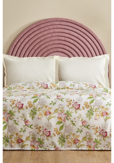 Karaca Home Sorin %100 Pamuk Çift Kişilik Tek Pike Multicolor 200.22.14.0482