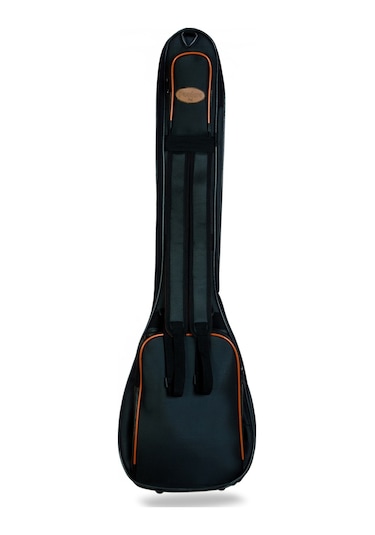 Profesyonel Su Geçirmez 20 Mm Pedli Gigbag Uzun Bağlama Saz Kılıfı Siyah