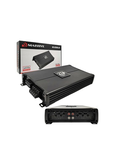 Massive Ms-b3500.4k Oto Anfi Stereo 4x60 Watt 4 Kanal