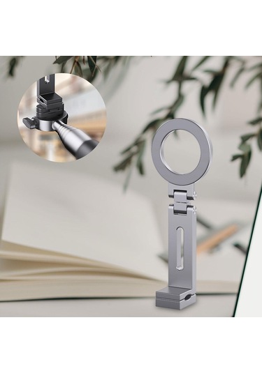 Suntek Manyetik Masaüstü Telefon Tutucu Braketi Gümüşi