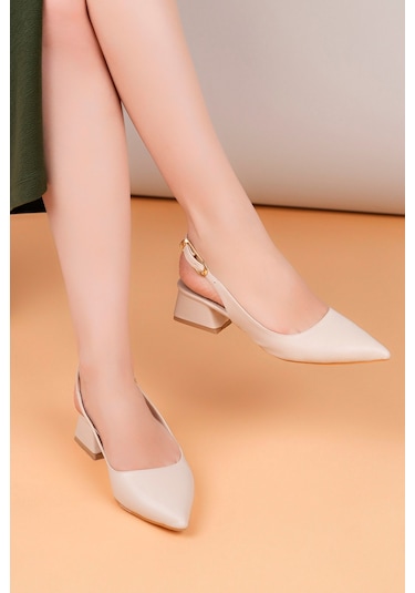 Luis A Costa Abiye Lc111 Bej Cilt 4 Cm Abiye Ayakkabı Siyah