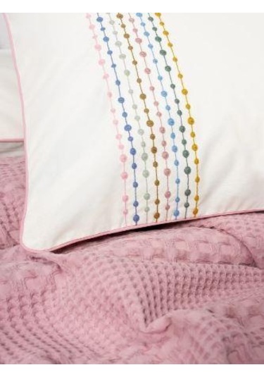 Tek Kişilik Pike Takımı Aura Pebble Pembe Pembe