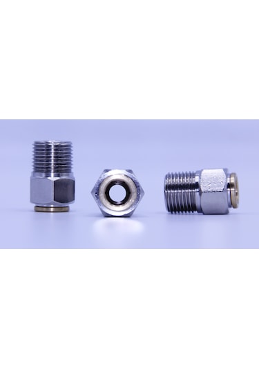 3/8" - 3/8" Erkek Npt Konnektör