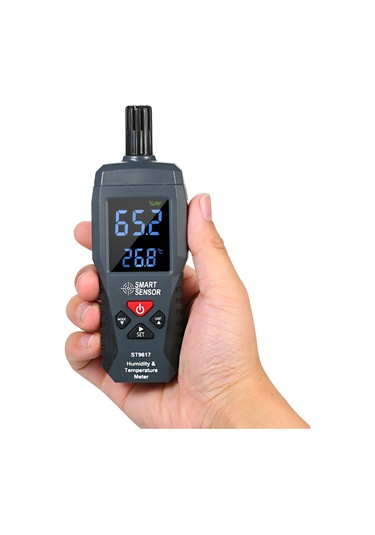 Springsun Akıllı Sensör Dijital Nem/sıcaklık Ölçer - Yüksek Hassasiyet Lcd