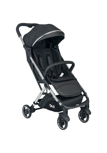 Duux Dubai Plus Kompakt Kabin Bebek Arabası Siyah