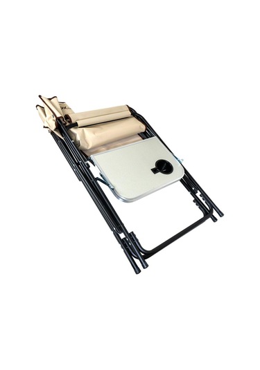 Rox Camping 0317 Fonksiyonel Sehpalı Kamp Sandalyesi - Bej Bej