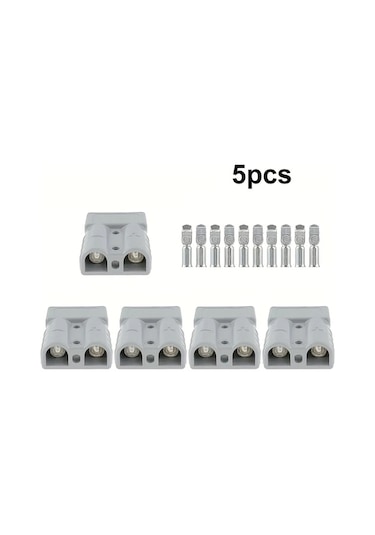 Meridiangoods Anderson 50a Soket Seti 12-24v Dc Hızlı Bağlantı 5 Parça