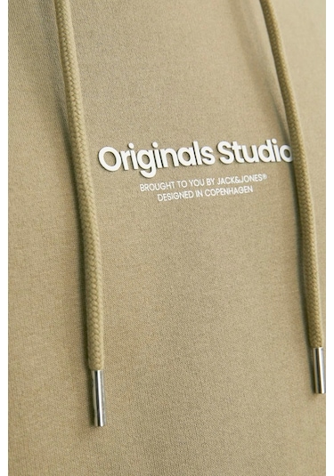 Jack & Jones Erkek Sweat 12241687 Yağ Yeşili Yağ Yeşili