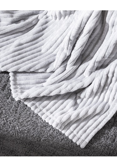 Corbeau Welsoft Düz Tv Battaniye - Gri 8684427293102 Gri