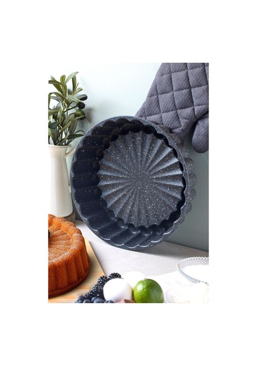 Cake Pro Döküm Papatya Silver Tart Kalıbı 26 Cm Gümüş