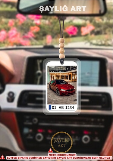 Kişiye Özel Fotoğraflı Araba Plaklaı Araç Dikiz Ayna Süsü Sevgiliye Hediyelik Aksesuar