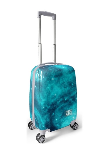 Coral High Renkli Desenli Pc 3'lü Valiz Seti 16830 Yeşil