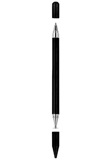 Zore Pencil 13 Universal Dokunmatik Stylus Kalem-siyah