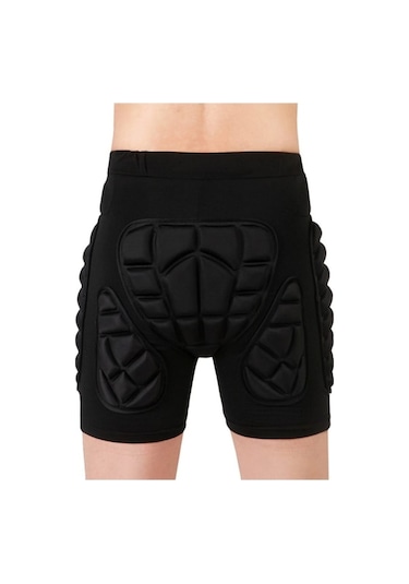 Besthome1 Koruyucu Kalça Pantolon Kayak Snowboard Unisex, Paten Giyim İçin Siyah