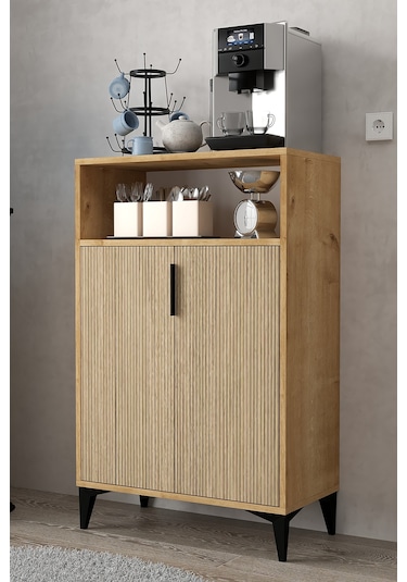 1205 Ada Çok Amaçlı Dolap , Kahve Köşesi , Kiler Dolabı , Mutfak Standı 2 Kapılı , Yunus - Safir Yunus - Safir