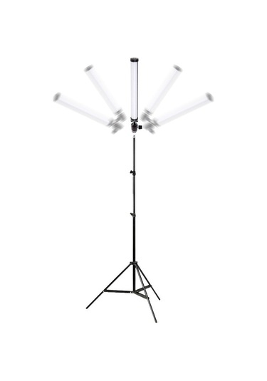 Gdx TB-30 RGB LED Tüp Işık Seti (1 Adet Işık Ayağı  + 1 Adet Top Kafa)