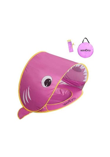 Pazly Anında Açılır Çocuk Çadırı - Uv Koruma, Havuz Tasarımlı Pembe, Plaj & Bahçe Keyfi Pembe