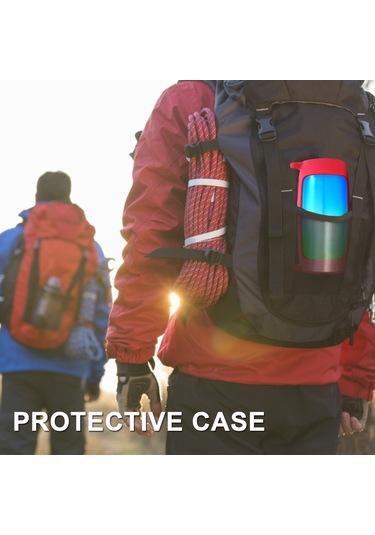 Xindoker Jbl Pulse 4 Taşınabilir Bluetooth Hoparlör Kılıfı - Siyah Silikon Koruma Kılıfı, Omuz Askısı Ve Karabina Dahil