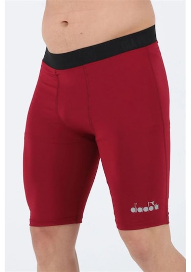 Diadora Flatron Pro - Erkek Bordo Kısa Tayt - Flatronkfs