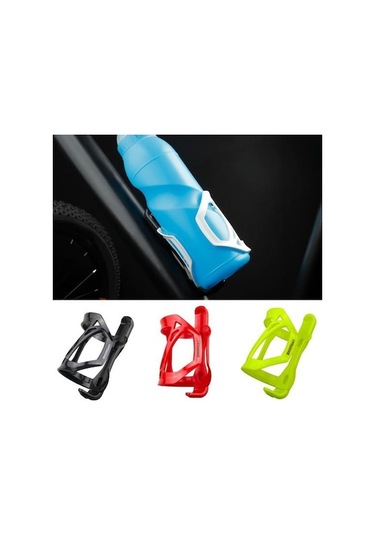 Novahub Kırmızı Yüksek Dayanıklılık Bisiklet Şişe Braketi Kolayca Hasar Görmez Uzun Hizmet Ömrü Bisiklet İçin Yüksek Mukavemetli Bisiklet Şişe Kafesi Kırmızı Kırmızı