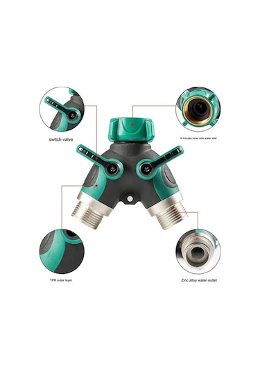 Tongxida Yollu Musluk Kapatma İnç 3/4 Bağlantılı Ayırıcı 2 Yr Çok Renkli Bosphorus Çok Renkli