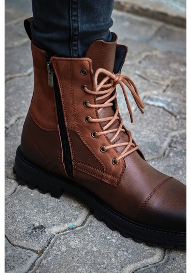 Vojo C7 Rahat Sıcak Astar Erkek Fermuarlı Bot Postal 4 Renk 267800000781 13