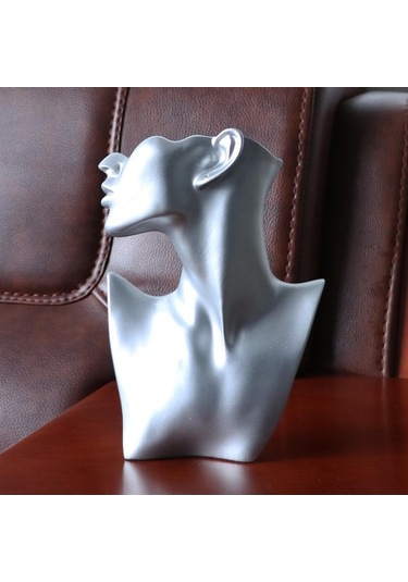 Trendooze Vitrin Tutucu Stili Sergileme Reçine Reçine Mücevher Malzeme L Kolye Gümüş A-l Fb