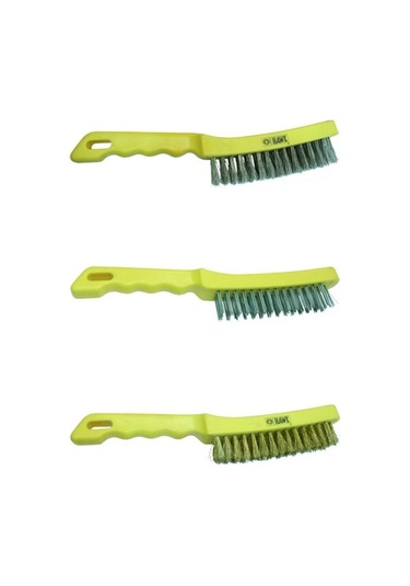 Hawk Ha10192 Çelik Telli 3 Sıra El Tipi Fırça 4 Lü